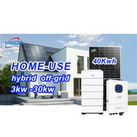 Kvalitetssikret 15kw hybrid solsystem
