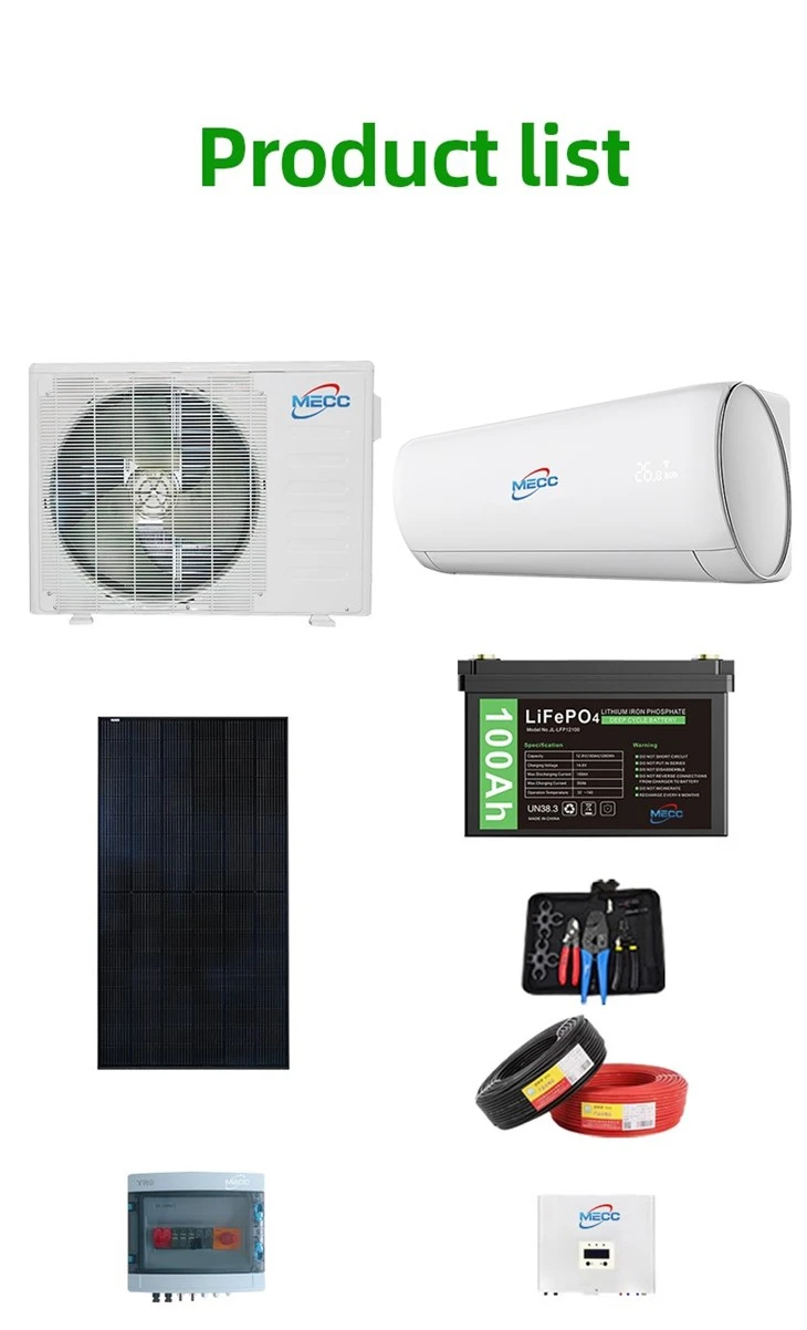Solar Driven Air Conditioner Green Cooling Solution